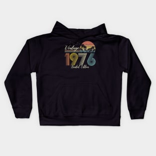 Vintage 1976 Limited Edition Men Women 44 Birthday Kids Hoodie